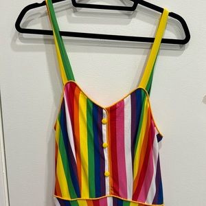 Never worn Summer rainbow dress